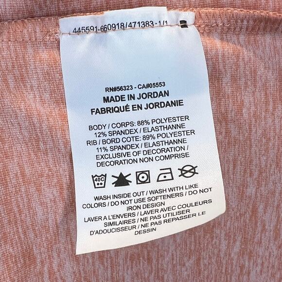 Nike Running Pullover Mens Size XL Orange Dri-fit Swoosh 1/4 Zip Performance Top - Picture 7 of 7